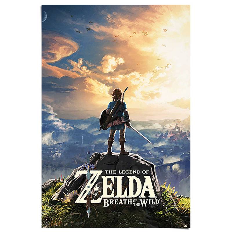 Reinders! Poster »The Legend Of Zelda - breath of the wild« von Reinders!