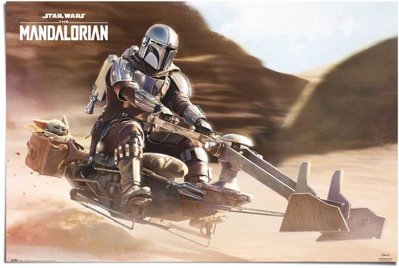 Reinders! Poster »The Mandalorian - Speederbike« von Reinders!