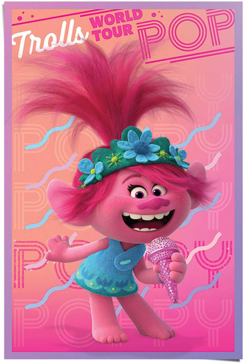 Reinders! Poster »Trolls Welt Tour - Poppy Prinzessin - Abenteuer - Musik - Trollenwelt«, (1 St.) von Reinders!