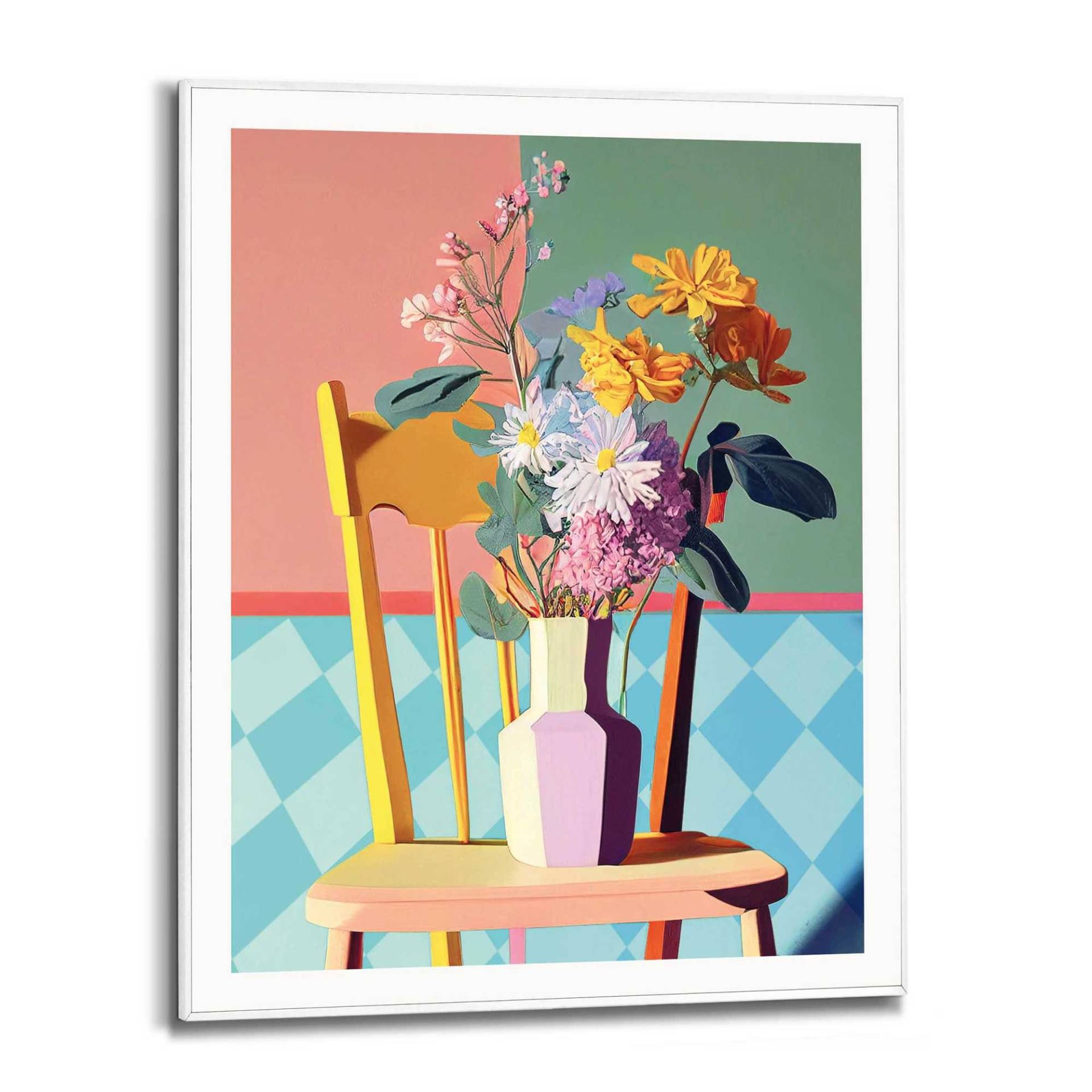 Reinders! Poster »Floral Chair« von Reinders!