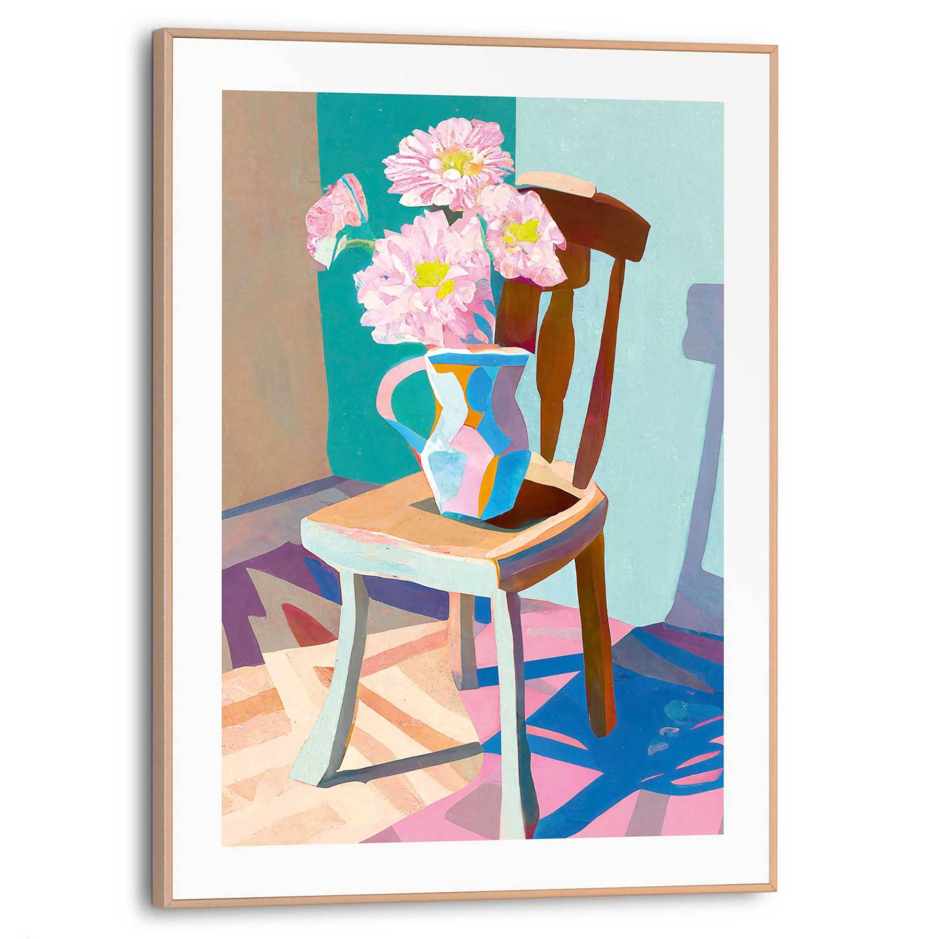 Reinders! Poster »Flower Chair« von Reinders!