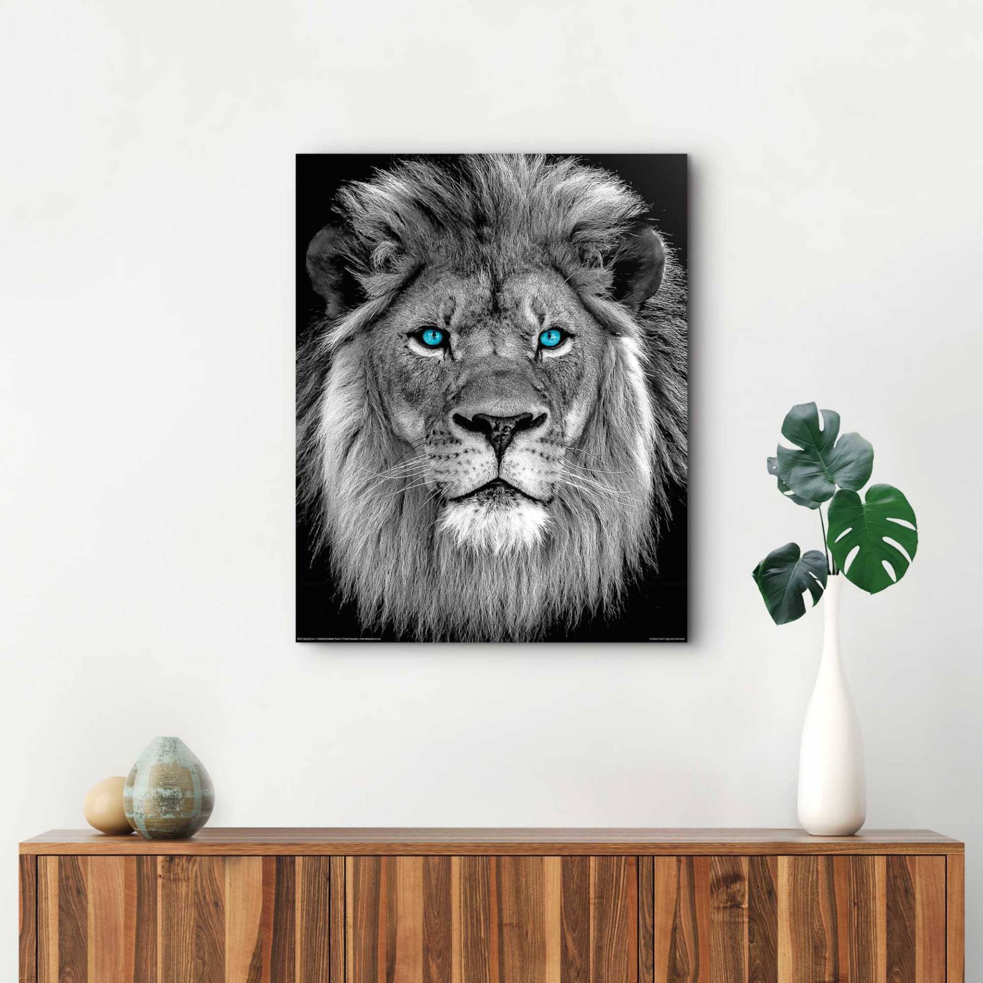 Reinders! Wandbild »Löwe mit blaue Augen« Reinders! Wandbild »Löwe mit blaue Augen« von Reinders!