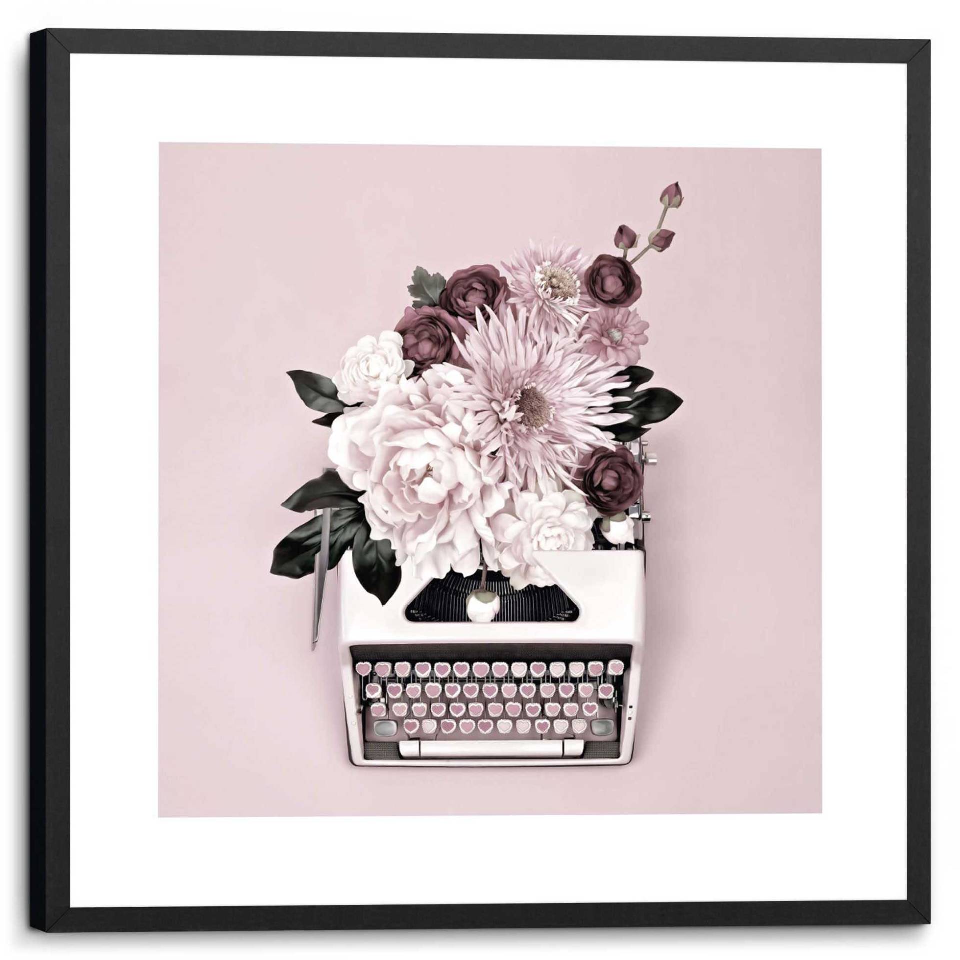 Reinders! Wandbild »Schreibmaschine Blumen - Gerahmtes Bild« Reinders! Wandbild »Schreibmaschine Blumen - Gerahmtes Bild« von Reinders!