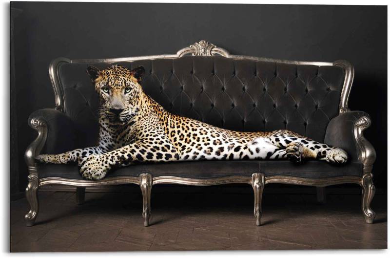 Reinders! Wandbild »Wandbild Leopard Chic Panther - Liegend - Luxus - Relax«, Leopard, (1 St.) von Reinders!