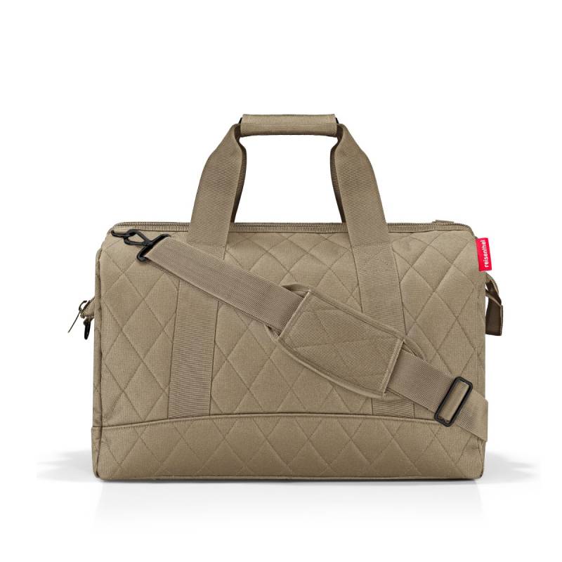 Allrounder L - Reisetasche, Rhombus Olive von Reisenthel