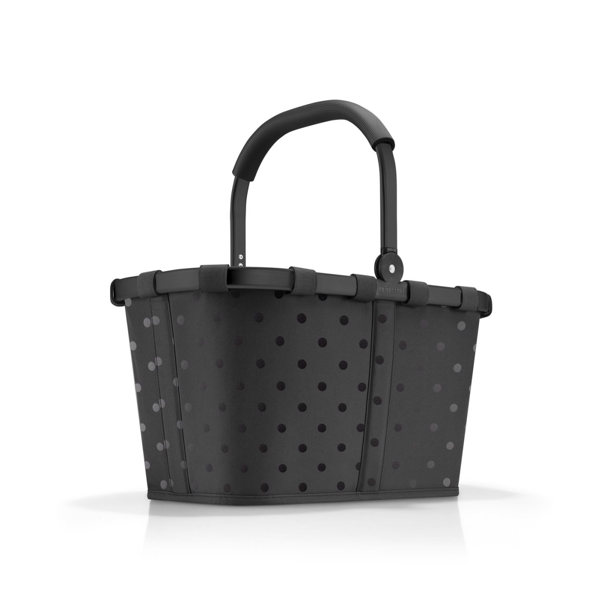 Carrybag Frame, Glossy Dots Black von Reisenthel