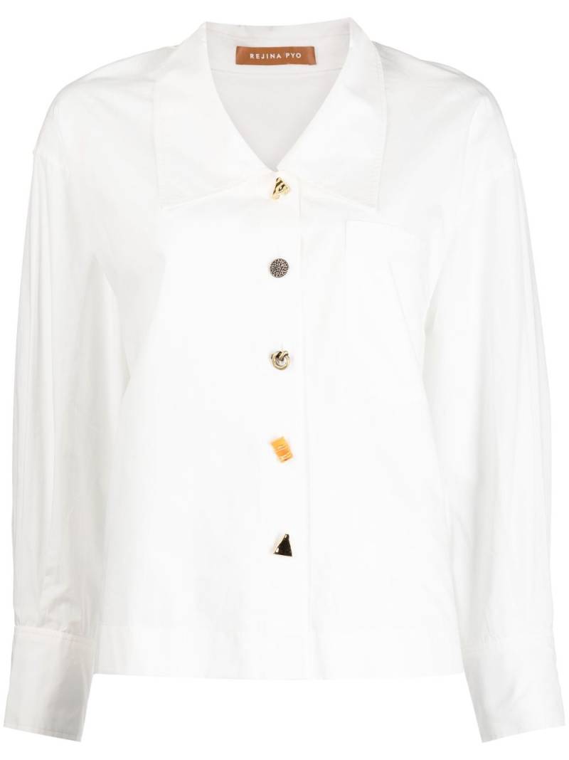 Rejina Pyo Akari cotton shirt - White von Rejina Pyo