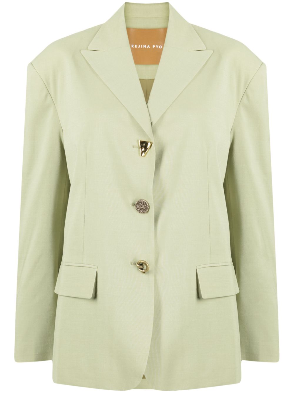 Rejina Pyo Enzo single-breasted blazer - Green von Rejina Pyo