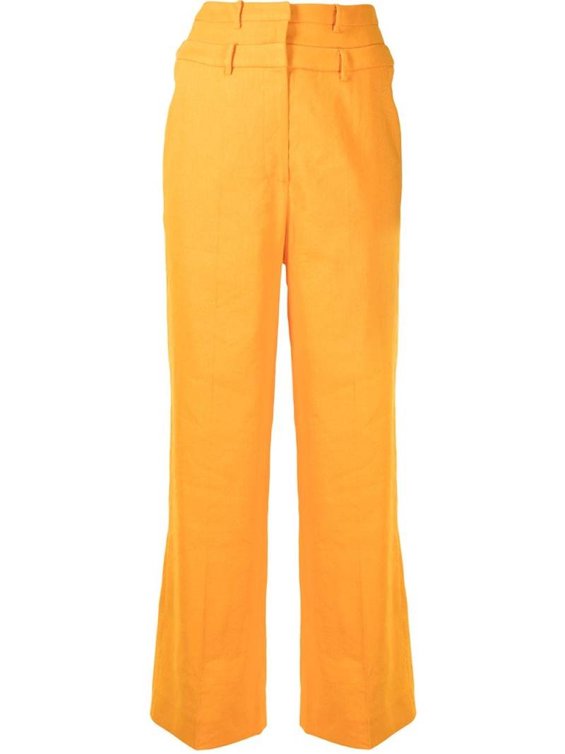 Rejina Pyo Laila high-waisted flared trousers - Yellow von Rejina Pyo