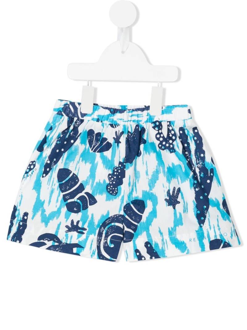 Rejina Pyo Miki organic cotton shorts - Blue von Rejina Pyo