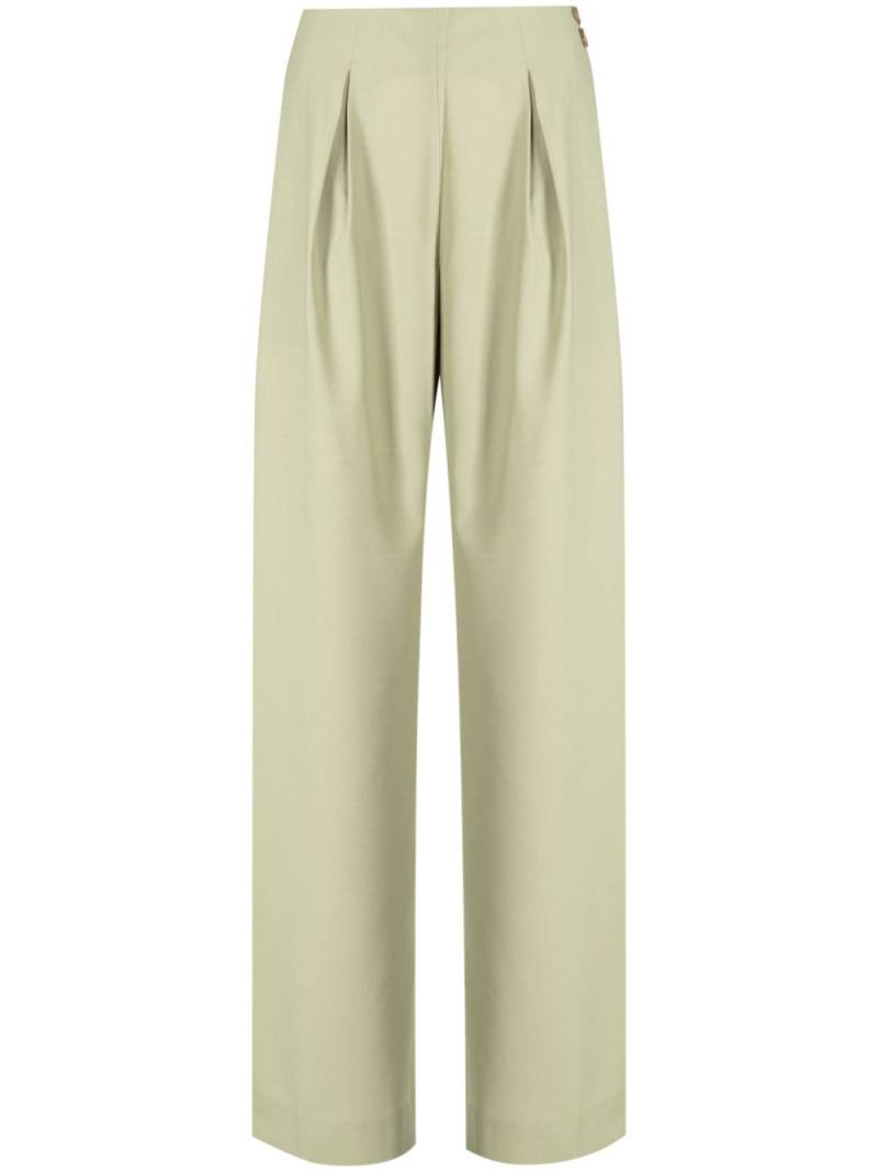 Rejina Pyo Reine pleated tailored trousers - Green von Rejina Pyo