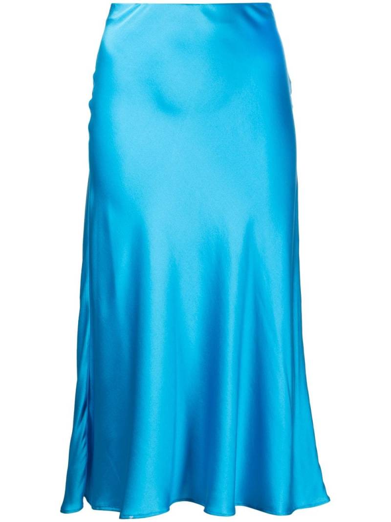 Rejina Pyo Viola satin midi skirt - Blue von Rejina Pyo