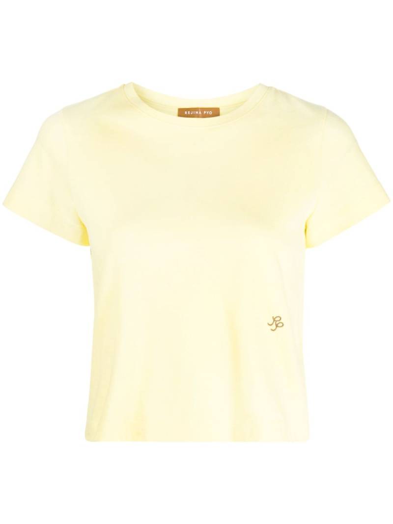 Rejina Pyo cropped short-sleeve T-shirt - Yellow von Rejina Pyo