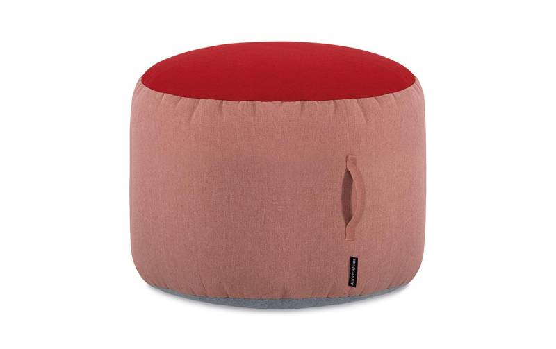 Remember Pouf »Berry, 40 x 55 cm, Rosa/Orange« von Remember