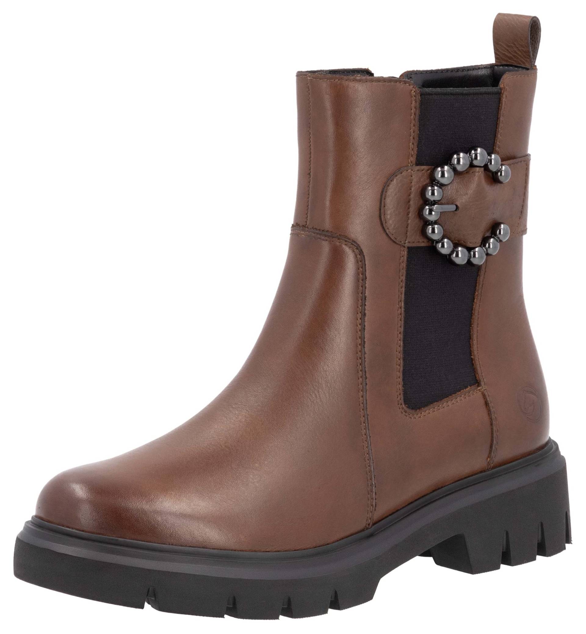 Remonte Chelseaboots, Blockabsatz, Businessmode, Stiefelette mit schöner Zierschnalle Remonte Chelseaboots, Blockabsatz, Businessmode, Stiefelette mit schöner Zierschnalle von Remonte