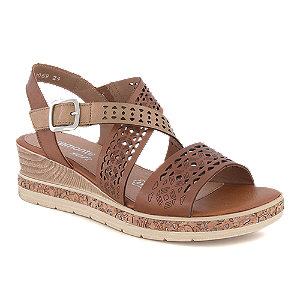 Remonte Damen Hohe Sandalette Cognac von Remonte