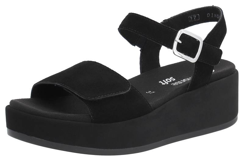 Remonte Keilsandalette »ELLE-Collection«, Sommerschuh, Sandale, Keilabsatz, mit Soft Foam Ausstattung von Remonte