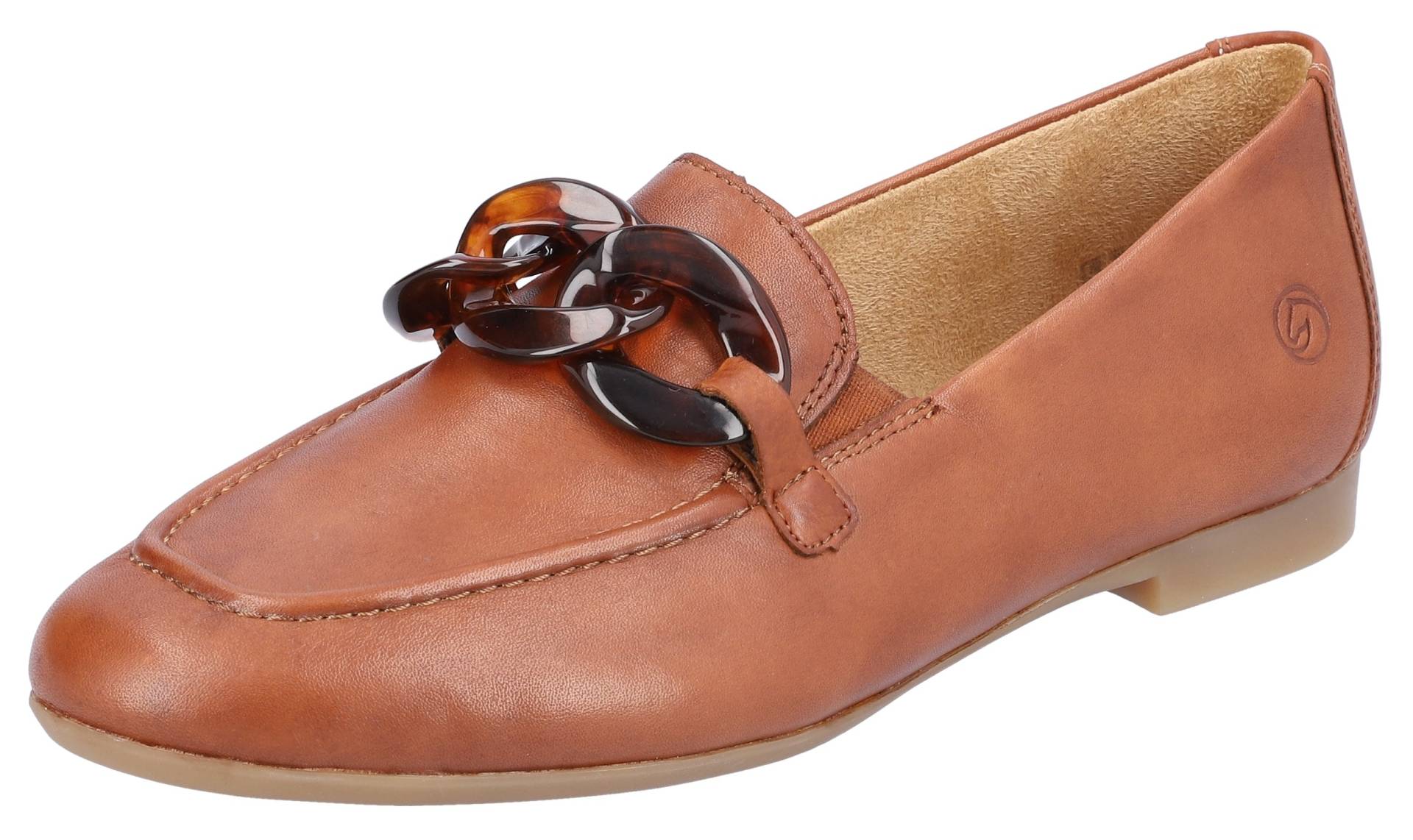 Remonte Loafer, Slipper, Businness Schuh mit auffälliger Zierkette von Remonte