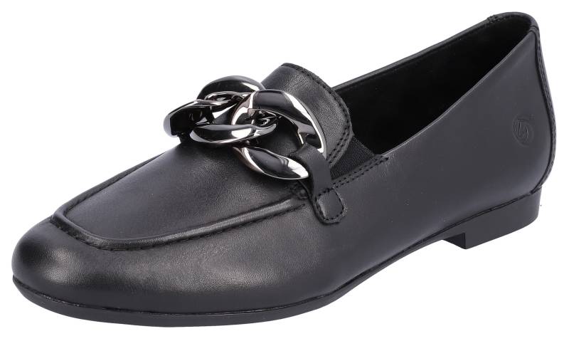 Remonte Loafer, Slipper, Businness Schuh mit auffälliger Zierkette von Remonte