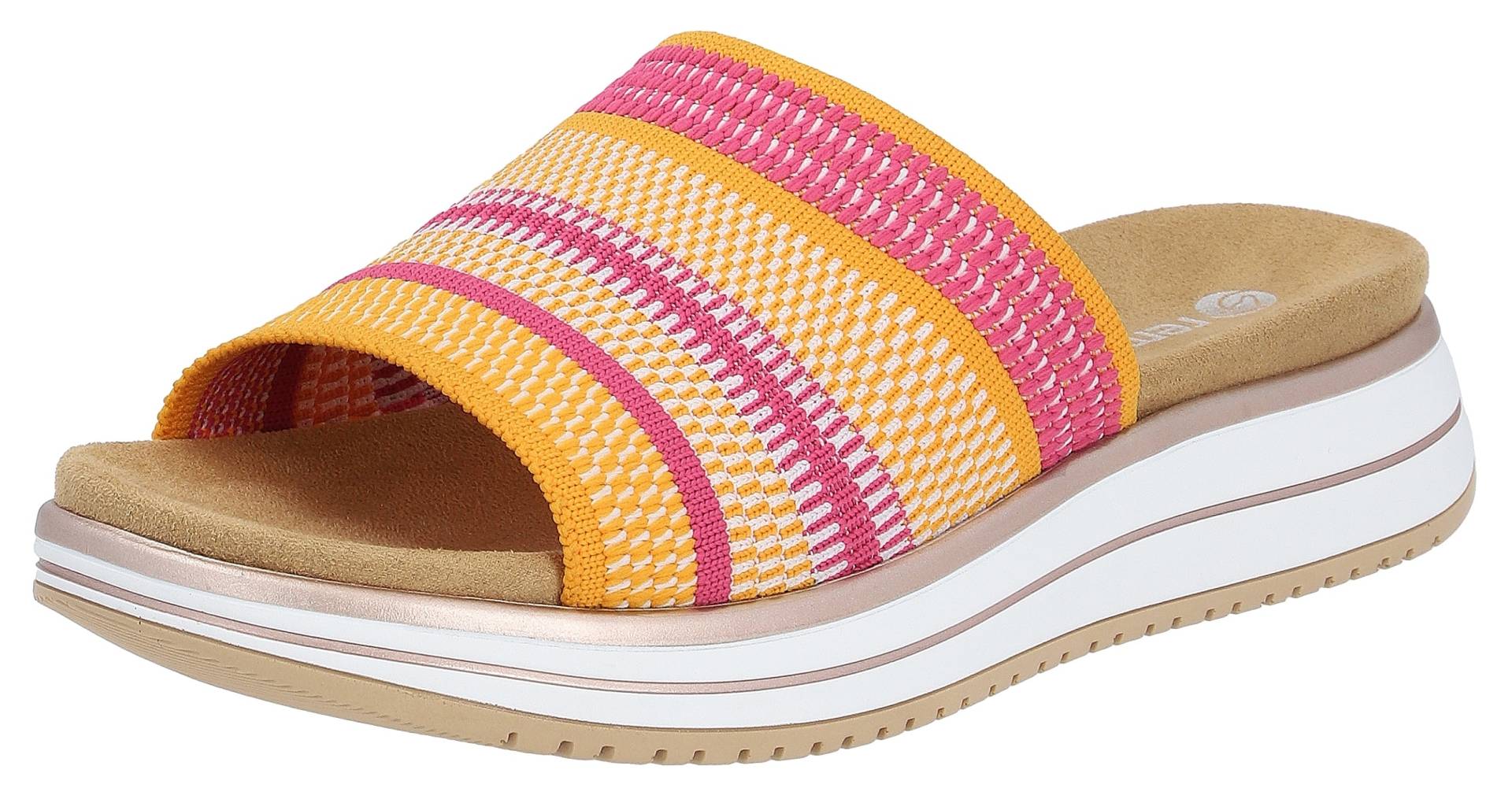 Remonte Pantolette, Keilabsatz, Sommerschuh, Schlappen mit praktischem Gummizug Remonte Pantolette, Keilabsatz, Sommerschuh, Schlappen mit praktischem Gummizug von Remonte