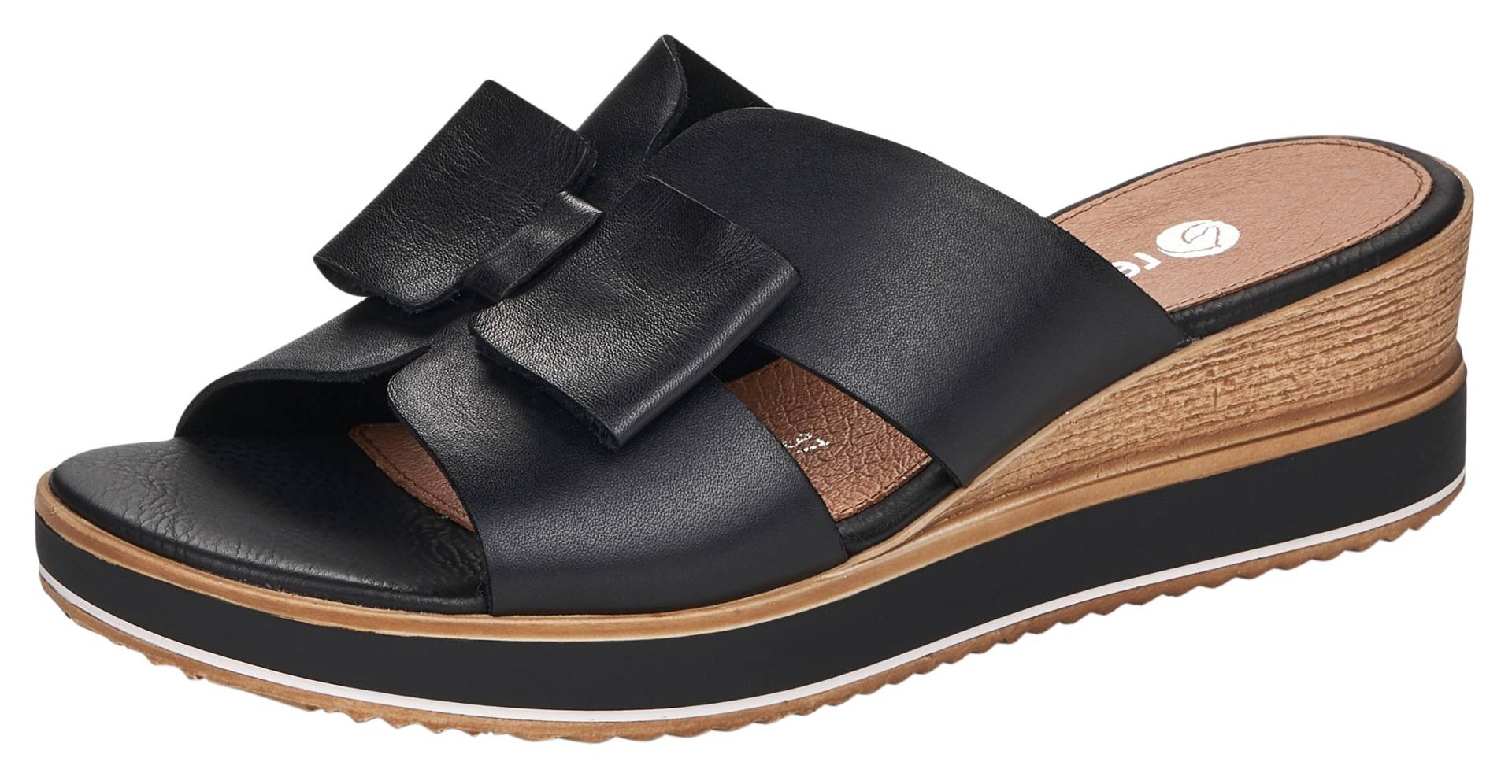 Remonte Pantolette, Keilabsatz, Sommerschuh mit schöner Zierschleife Remonte Pantolette, Keilabsatz, Sommerschuh mit schöner Zierschleife von Remonte