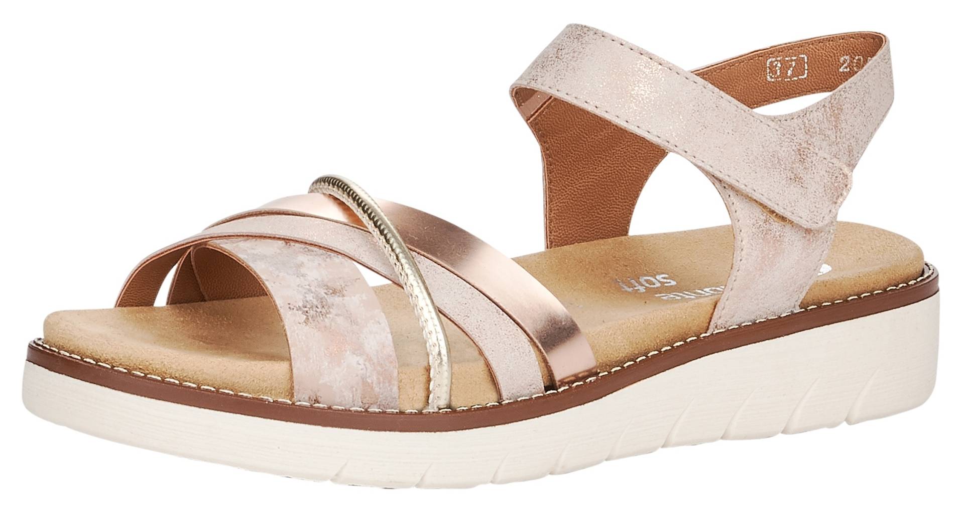 Remonte Riemchensandale, Keilabsatz, Sommerschuh, Sandalette mit herausnehmbarer Softeinlage Remonte Riemchensandale, Keilabsatz, Sommerschuh, Sandalette mit herausnehmbarer Softeinlage von Remonte