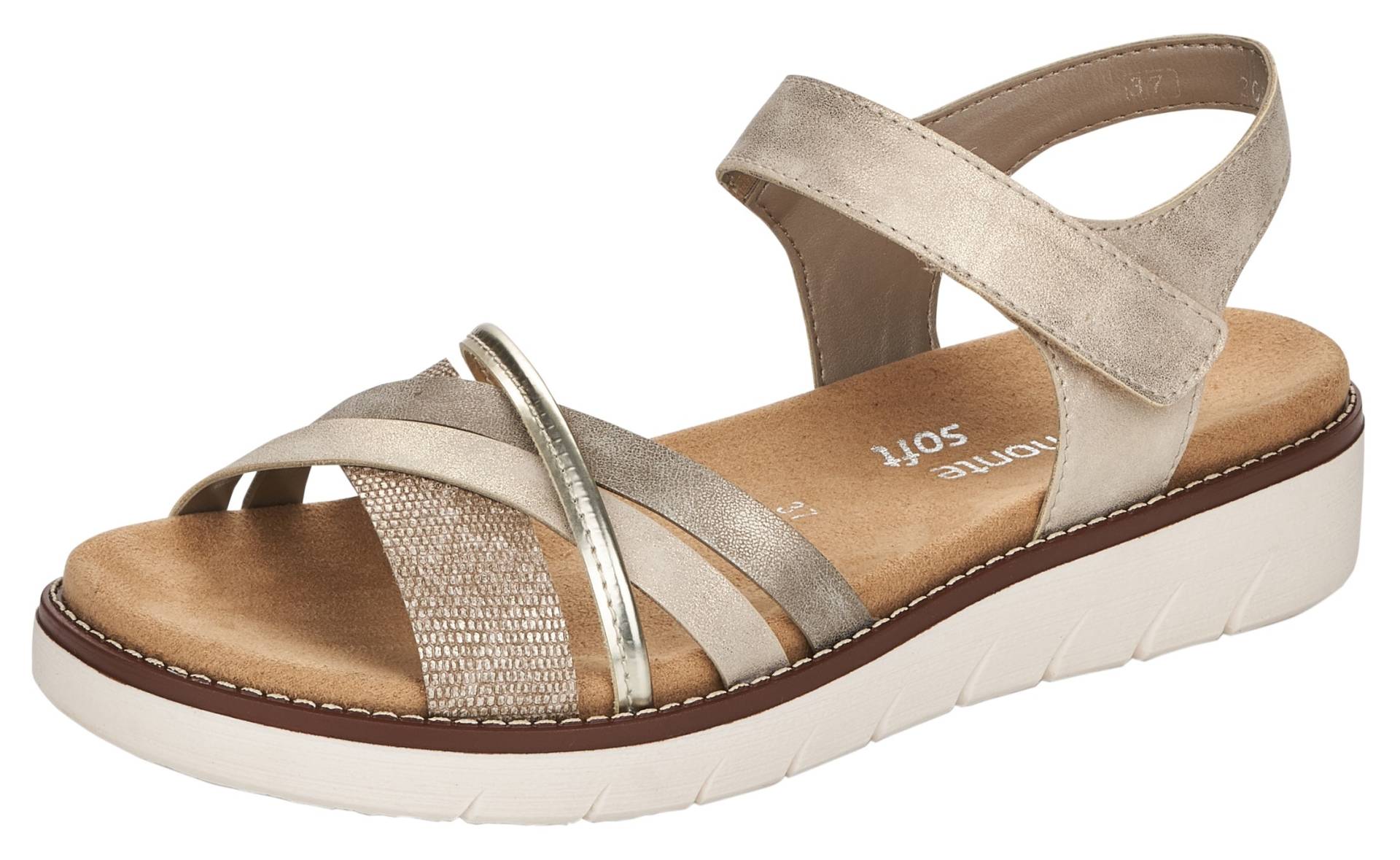 Remonte Riemchensandale, Keilabsatz, Sommerschuh, Sandalette mit herausnehmbarer Softeinlage Remonte Riemchensandale, Keilabsatz, Sommerschuh, Sandalette mit herausnehmbarer Softeinlage von Remonte