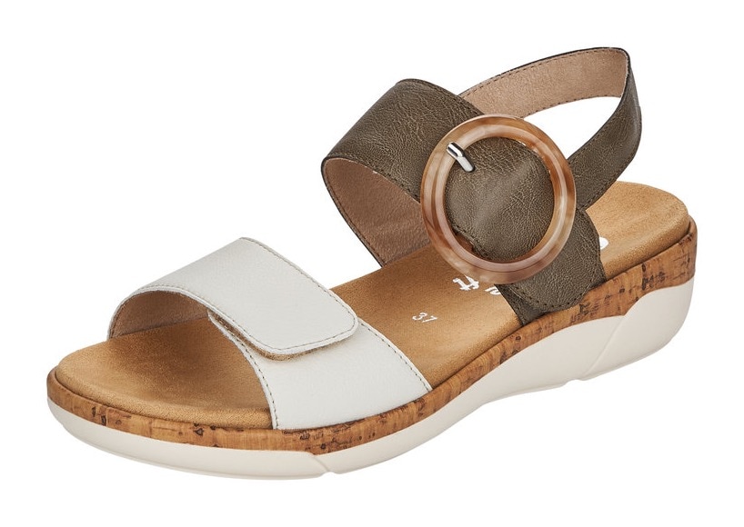 Remonte Sandale, Sommerschuh, Sandalette, Keilabsatz, mit praktischem Klettverschluss von Remonte