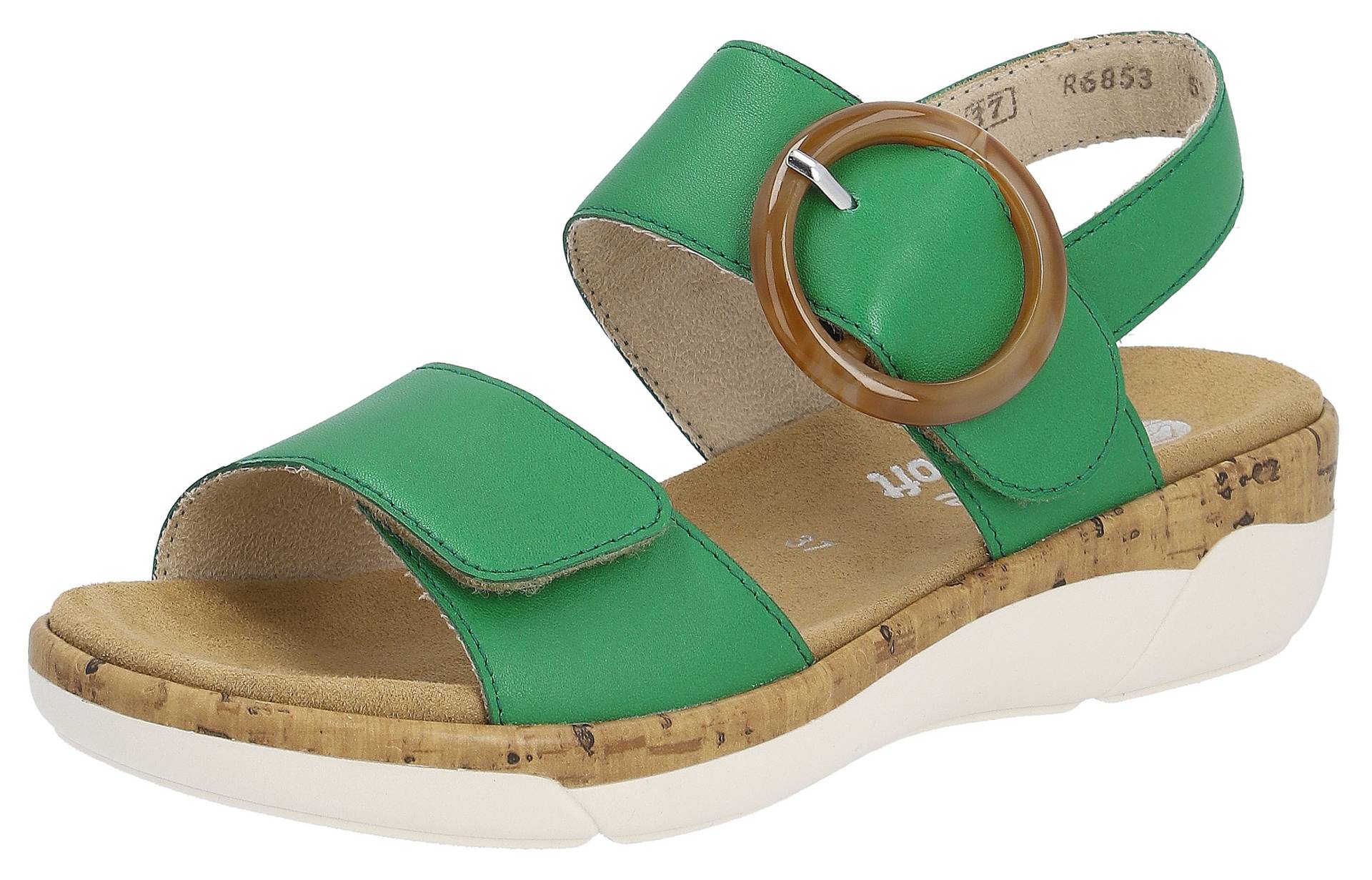 Remonte Sandale, Sommerschuh, Sandalette, Klettschuh, mit weichem Wechselfussbett von Remonte