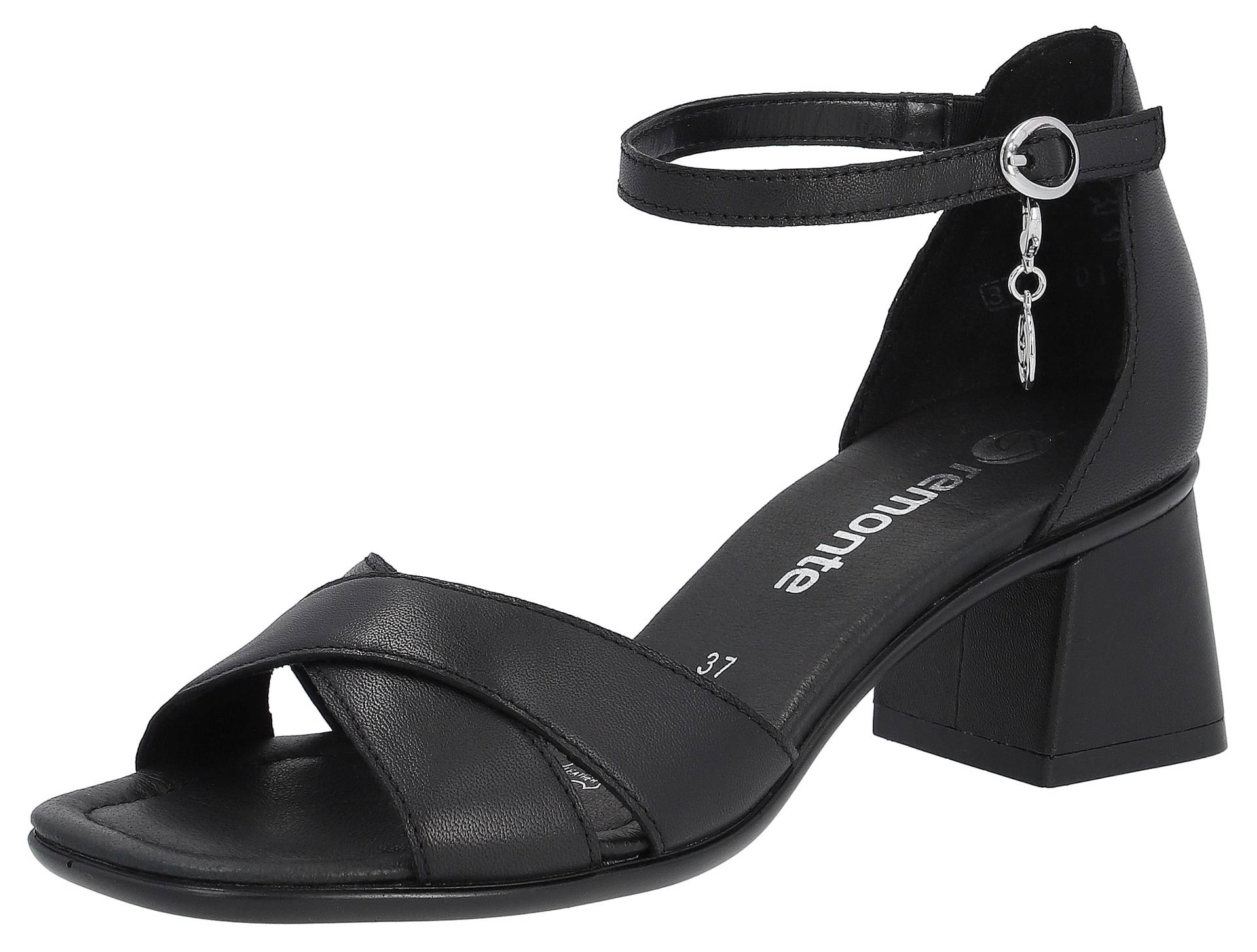 Remonte Sandalette, Sommerschuh, Sandale, Blockabsatz, Abendschuh, mit Klettverschluss von Remonte