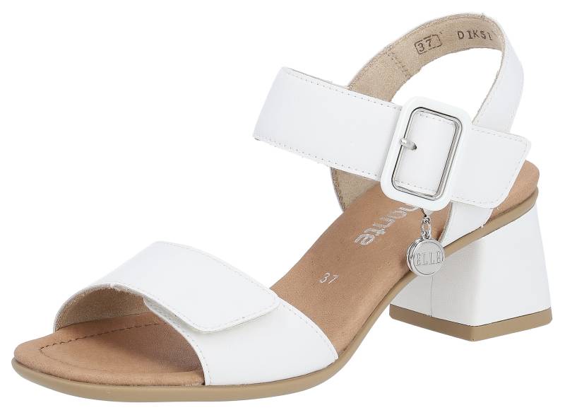 Remonte Sandalette »ELLE-Collection«, Blockabsatz, Sommerschuh, Sandale, Abendschuh mit Klettverschluss von Remonte