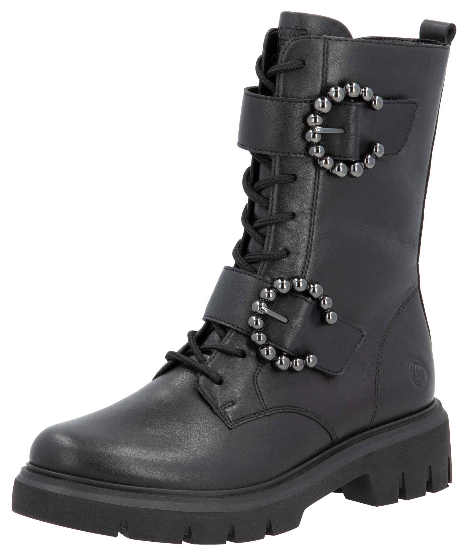 Remonte Schnürstiefelette, Blockabsatz, Herbstmode, Schnürboots mit Innenreissverschluss Remonte Schnürstiefelette, Blockabsatz, Herbstmode, Schnürboots mit Innenreissverschluss von Remonte