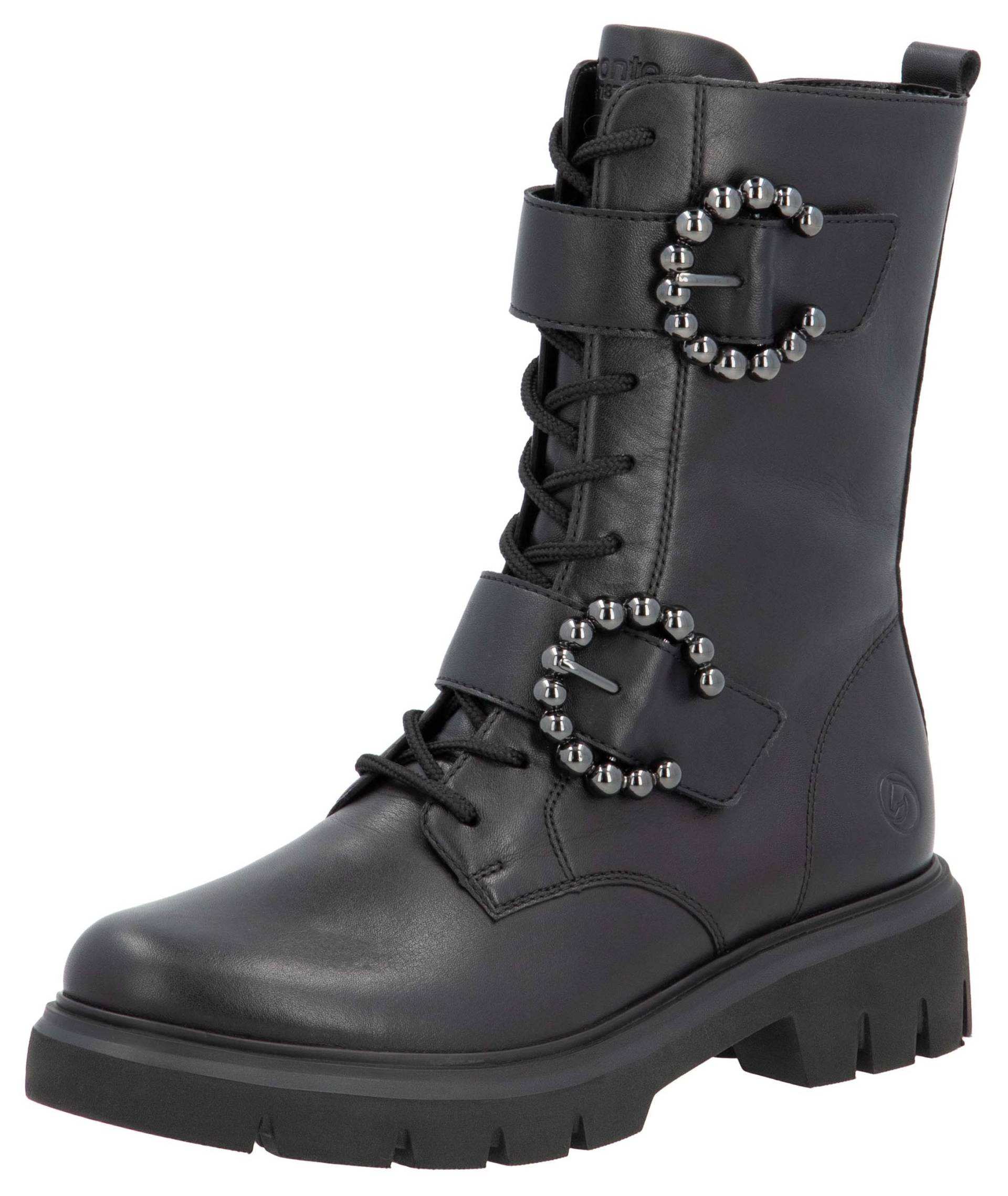 Remonte Schnürstiefelette, Blockabsatz, Herbstmode, Schnürboots mit Innenreissverschluss Remonte Schnürstiefelette, Blockabsatz, Herbstmode, Schnürboots mit Innenreissverschluss von Remonte