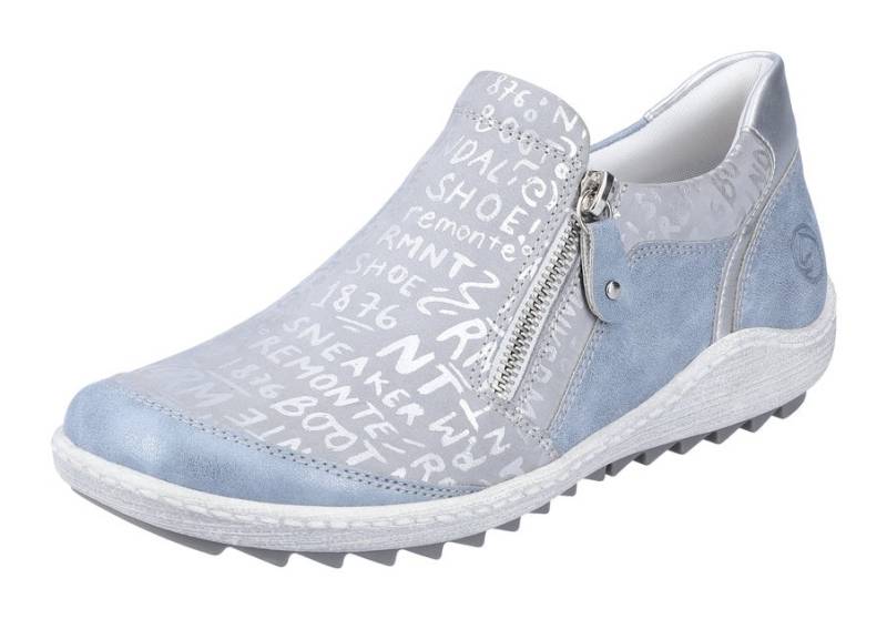 Remonte Slip-On Sneaker, Schlupfschuh, Halbschuh mit detailreichem Metallic Druck von Remonte