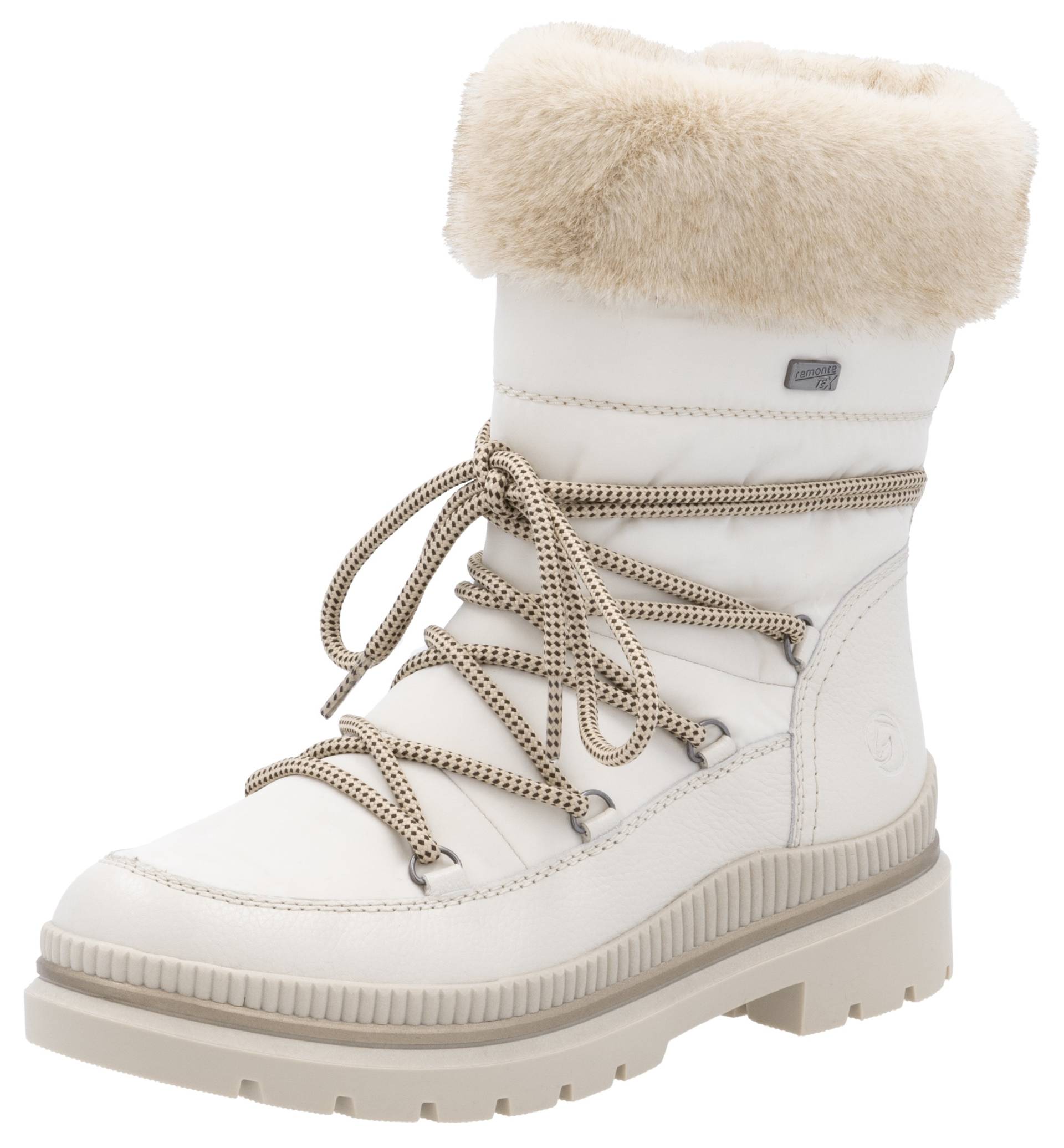 Remonte Winterboots, Blockabsatz, Winterstiefelette mit wasserabweisender TEX-Membran von Remonte