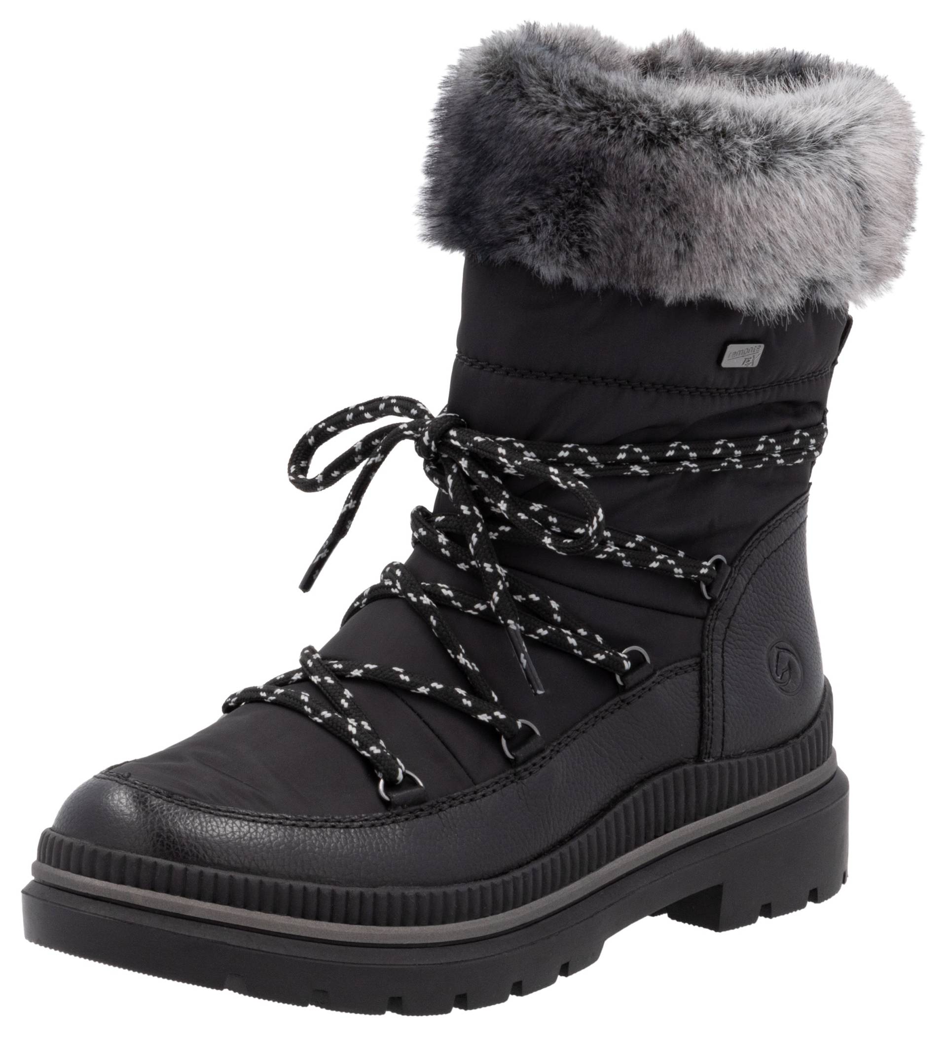 Remonte Winterboots, Blockabsatz, Winterstiefelette mit wasserabweisender TEX-Membran von Remonte