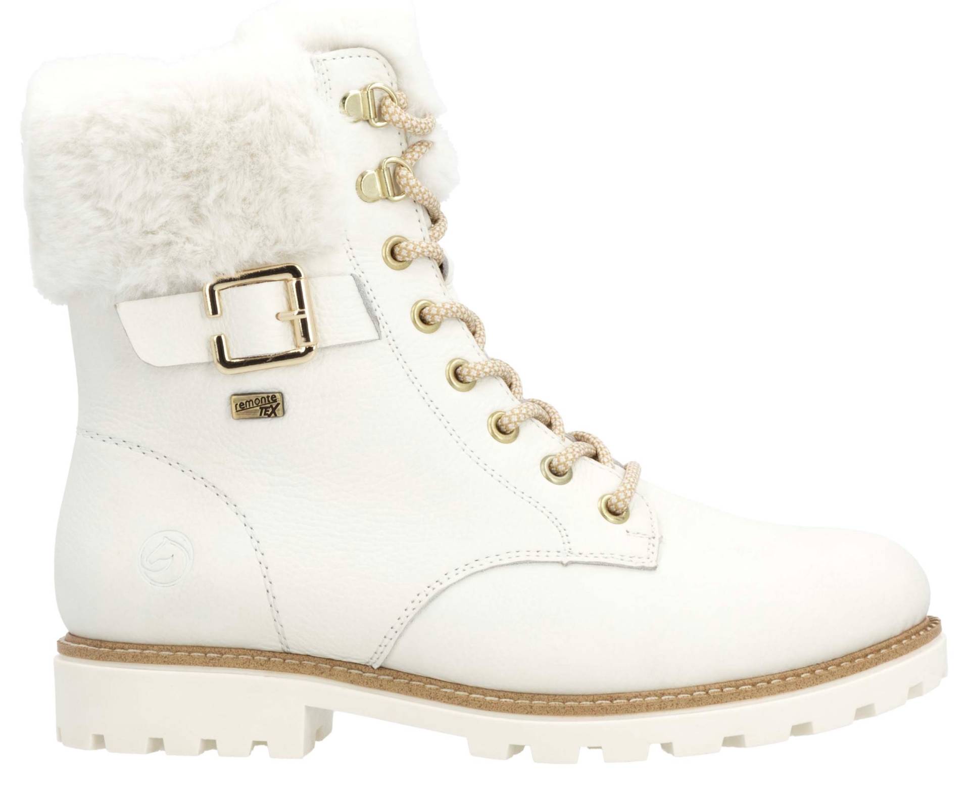 Remonte Winterboots »Elisabeth Hurley-Collection«, Schnürboots, Outdoorschuh, Schnürstiefelette mit Zierschnalle von Remonte