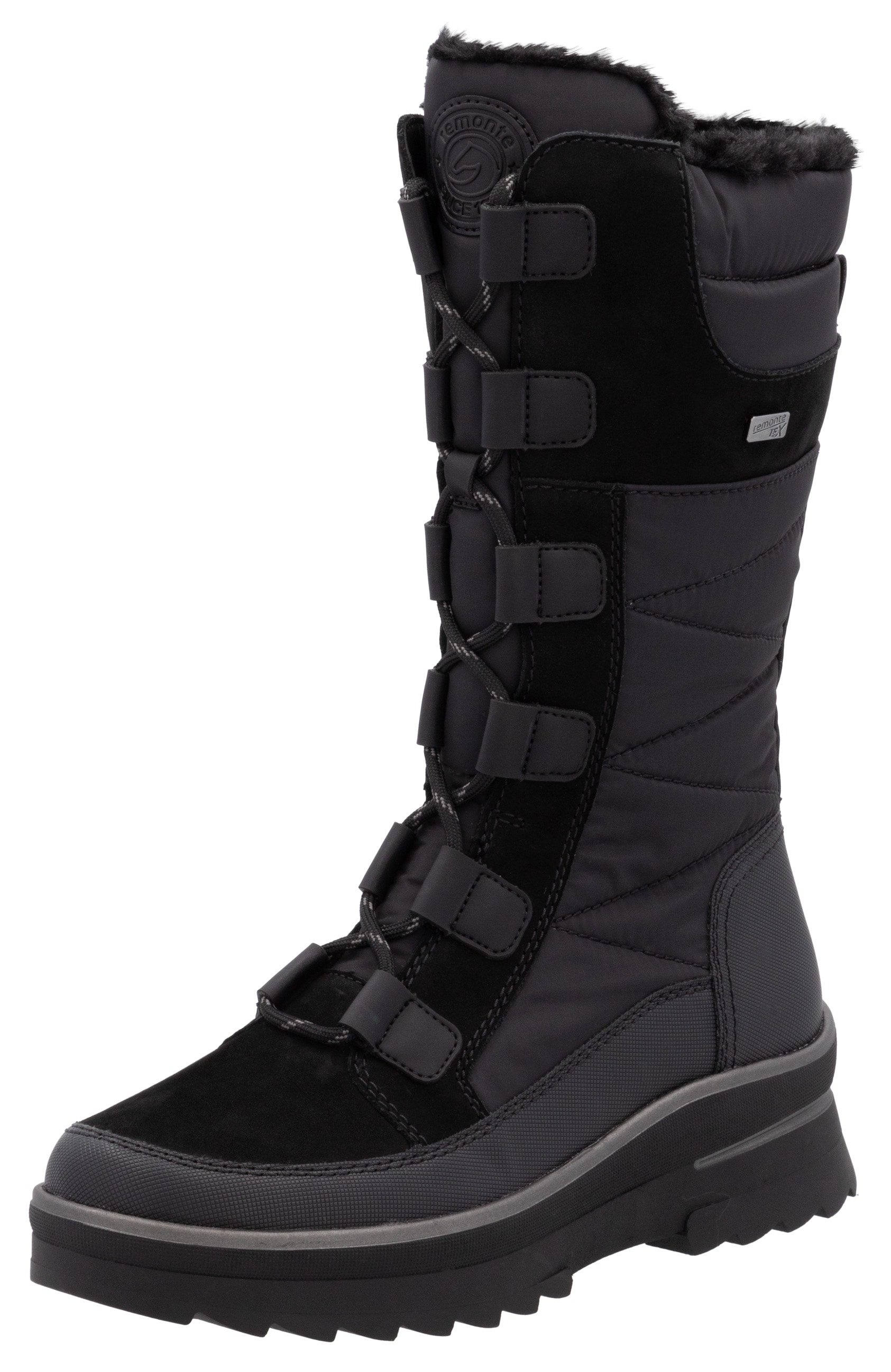 Remonte Winterstiefel, Keilabsatz, Schnürstiefel, Outdoorstiefel mit Innenreissverschluss von Remonte