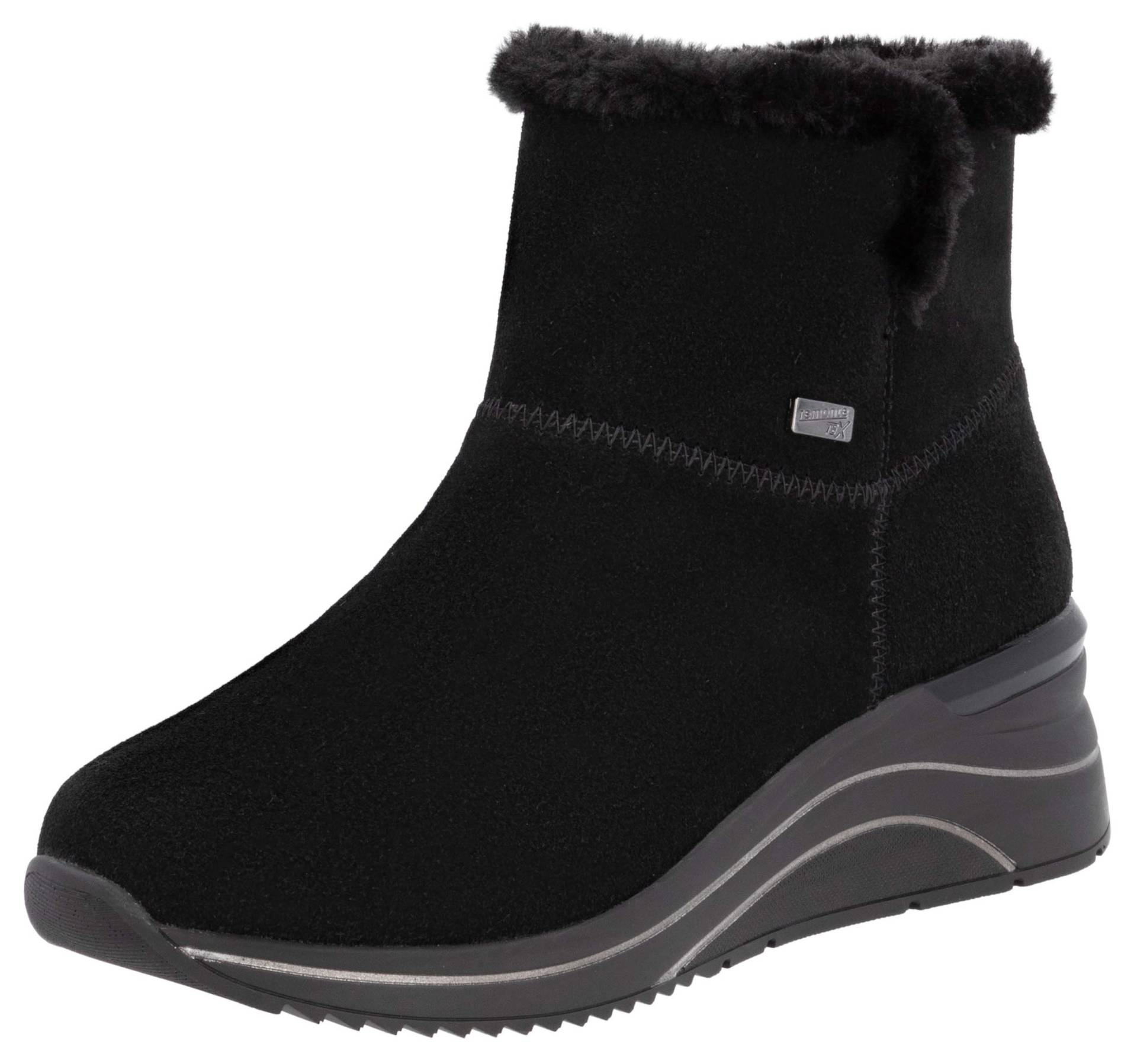 Remonte Winterstiefelette, Keilabsatz, Stiefelette, Winterboots, wasserabweisende TEX-Membran von Remonte