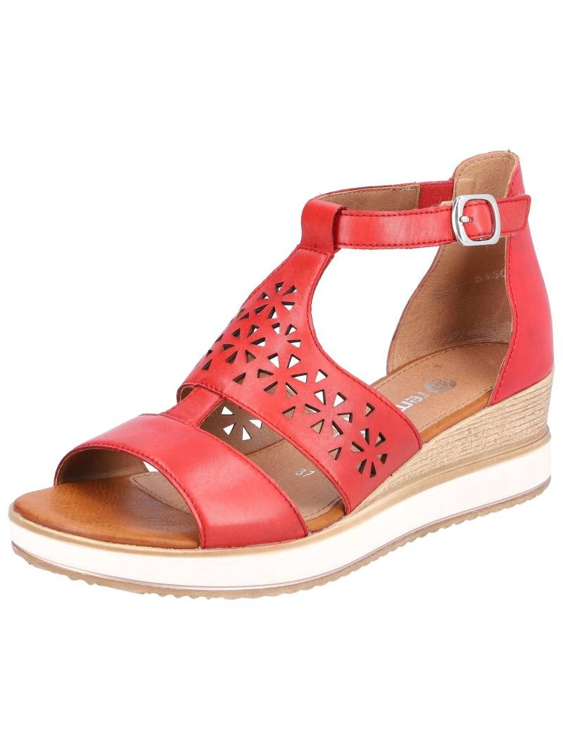 Sandalen Damen Rot Bunt 36 von Remonte