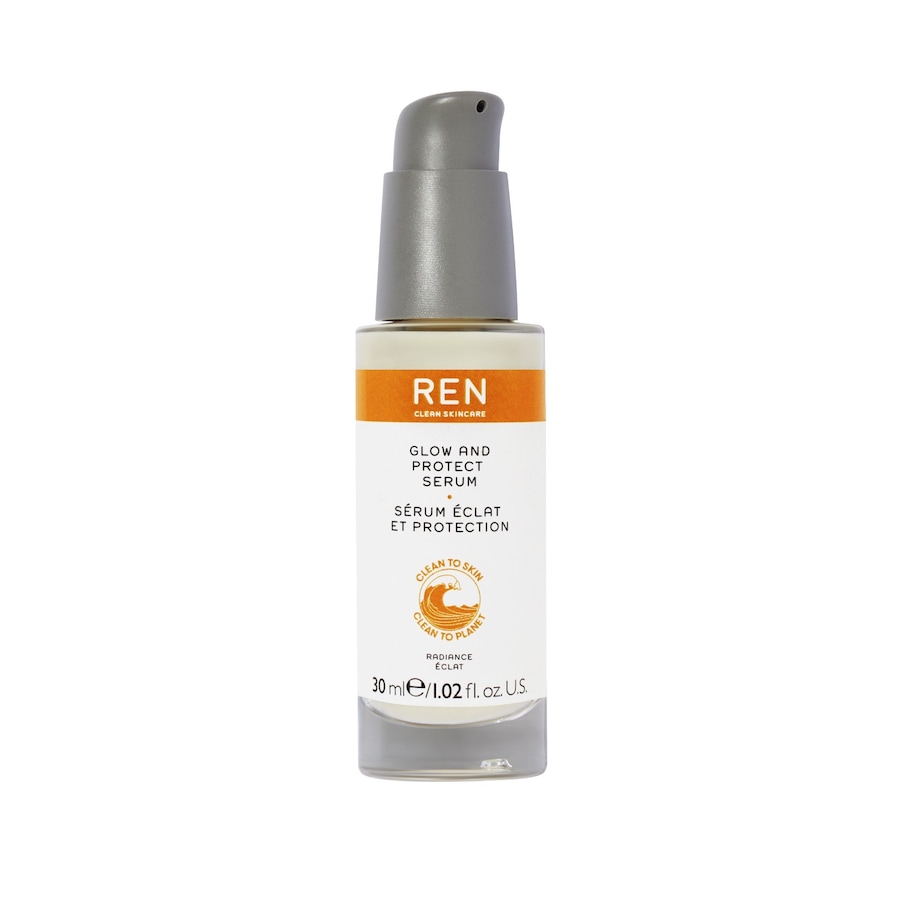 Ren Clean Skincare  Ren Clean Skincare Glow & Protect Serum feuchtigkeitsserum 30.0 ml von Ren Clean Skincare