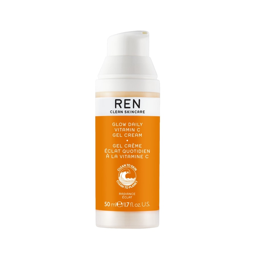 Ren Clean Skincare  Ren Clean Skincare Radiance Glow Daily Vitamin C Gel Cream gesichtsgel 50.0 ml von Ren Clean Skincare