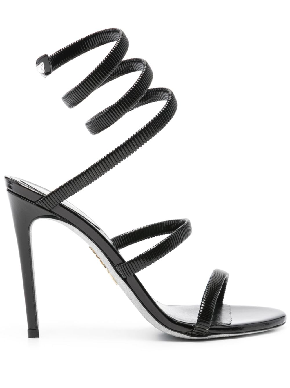 René Caovilla 105mm Cleo sandals - Black von René Caovilla