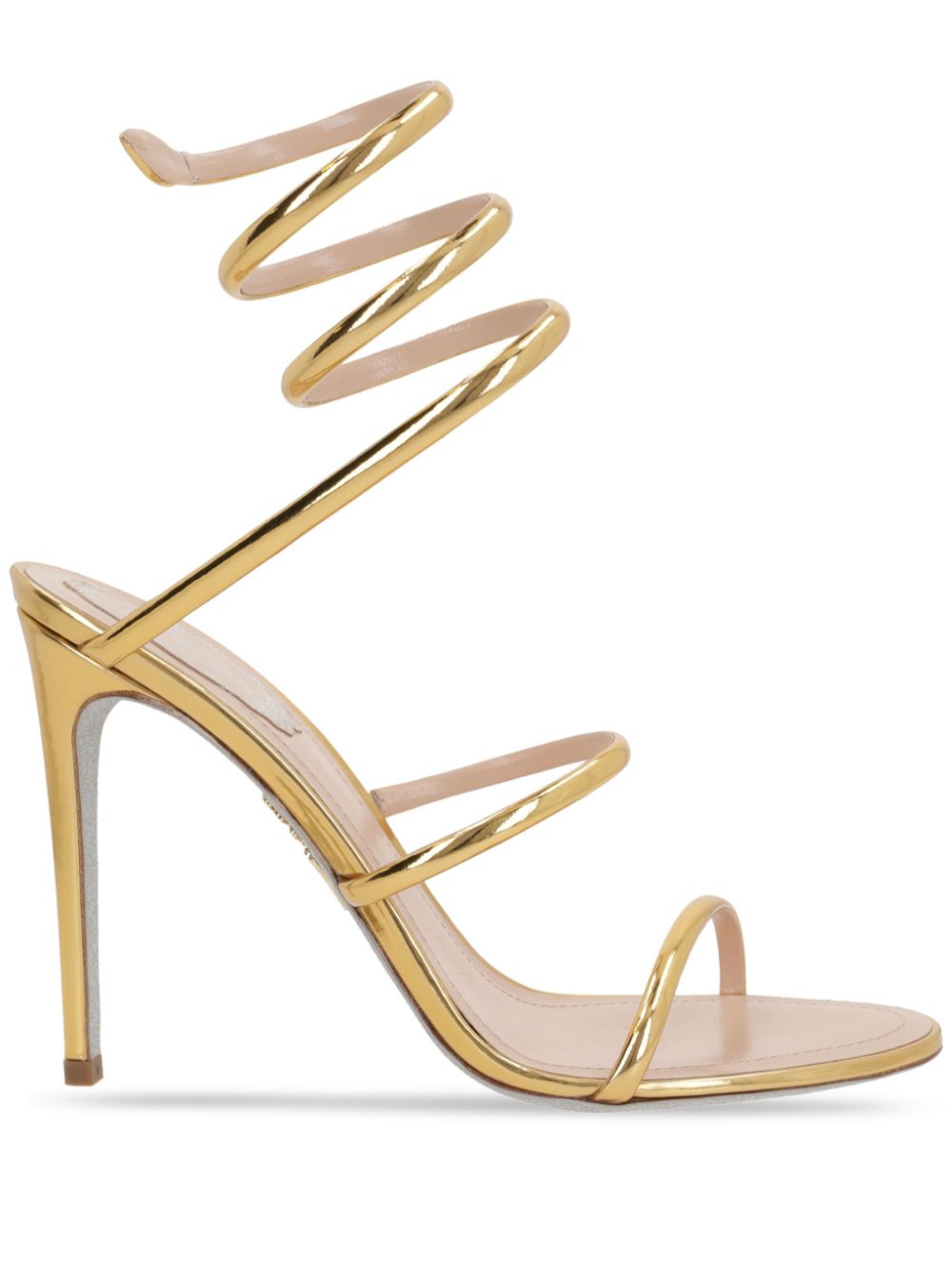 René Caovilla 105mm Cleo sandals - Gold von René Caovilla