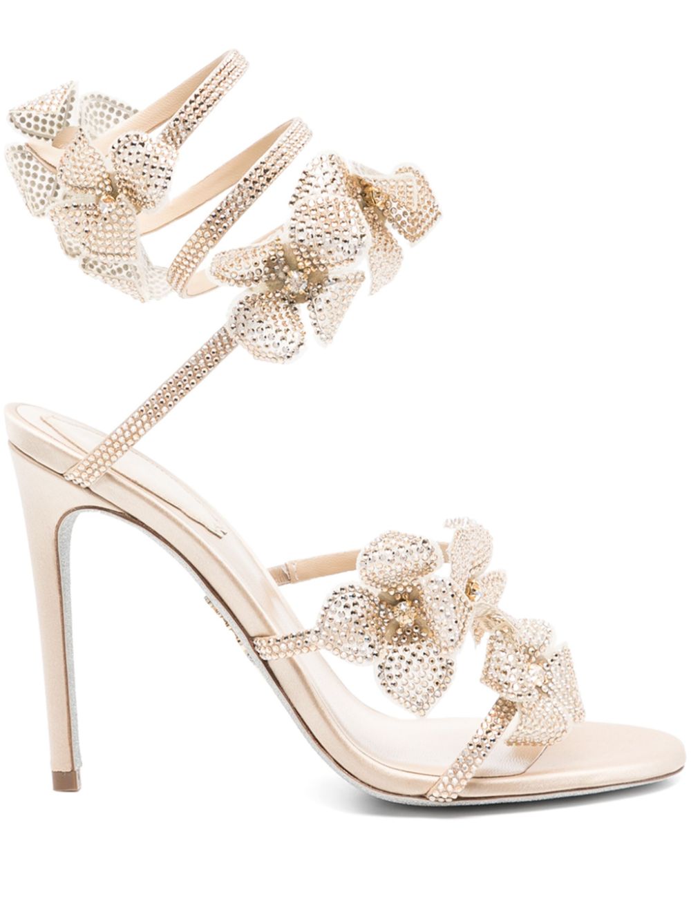 René Caovilla 105mm Floriane sandals - Neutrals von René Caovilla