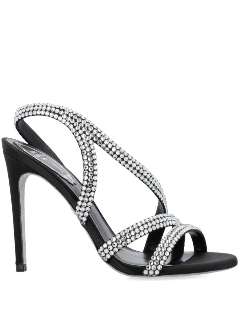 René Caovilla 105mm Lisa sandals - Black von René Caovilla