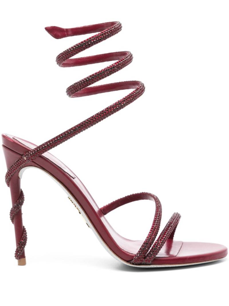 René Caovilla 105mm Margot sandals - Red von René Caovilla