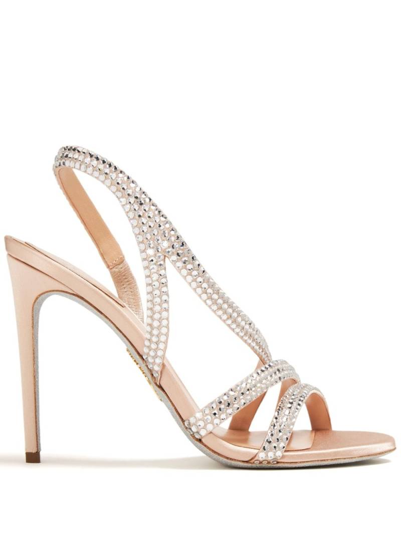 René Caovilla 110mm Lisa sandals - Neutrals von René Caovilla