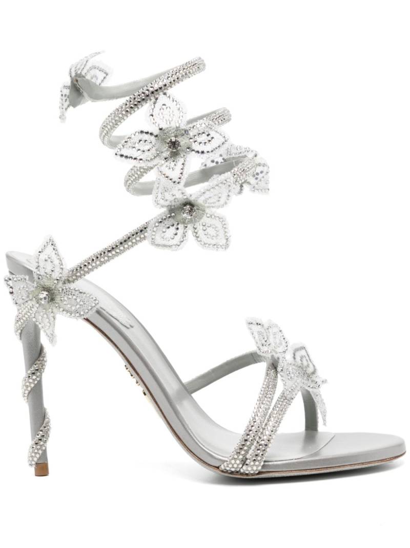 René Caovilla 110mm Margot pumps - Silver von René Caovilla