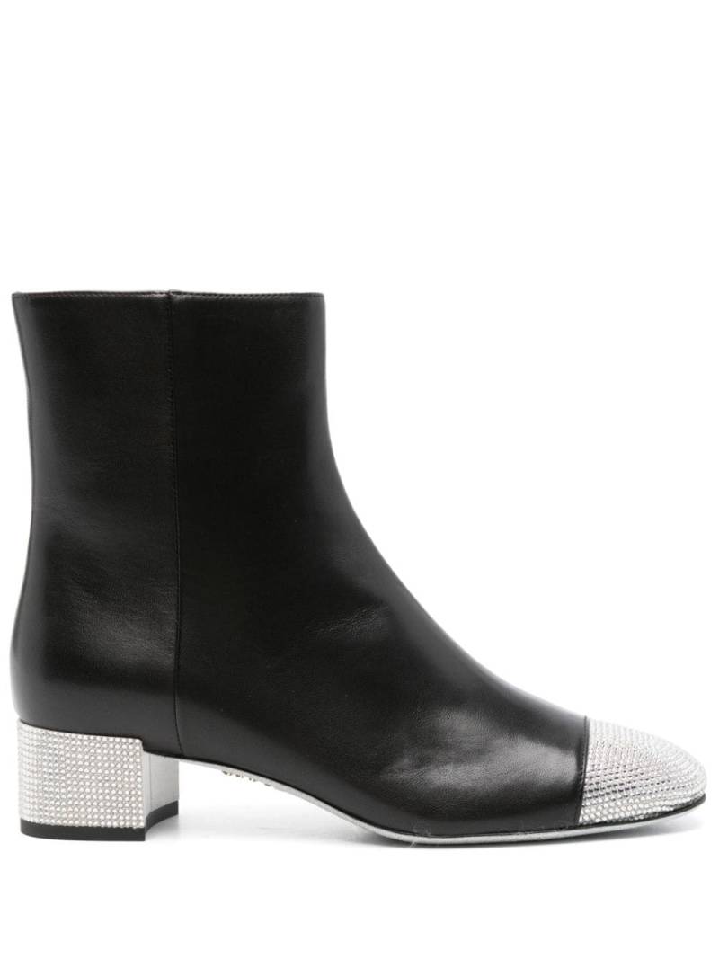 René Caovilla 40mm Bonnie ankle boots - Black von René Caovilla